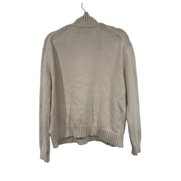 J. Crew Mockneck Sweater in Cotton Blend, M - Picture 2 of 5